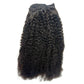 Extensiones de cabello 100% humano con clip, rizadas y muy encrespadas (Afro Kinky Curly)