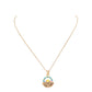 Enamel Easter Egg Basket Pendant Necklace