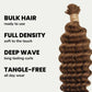 Pelo Trenzado 100% Humano Auburn Deep Wave a Granel