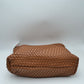 Woven Slouchy Shoulder Bag with Matching Zipper Pouch Set