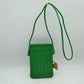 Woven Texture Vertical Phone Pouch Crossbody Bag with Cord Strap