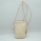 Woven Texture Vertical Phone Pouch Crossbody Bag with Cord Strap