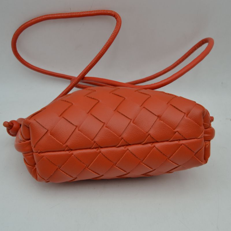 Woven Texture Small Crossbody Bag with Top Zipper and Cord Strap