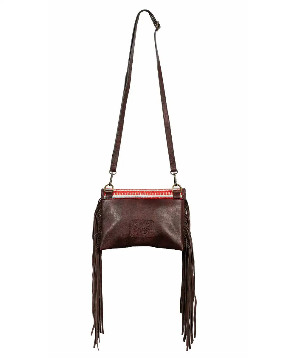 Bandolera de cuero mediana Scully Fringe Fiesta - Bolso de mujer