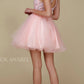 Nox Anabel B652 Short Dress Poofy A-Line Tulle Skirt Halter Neck