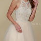 Nox Anabel B652 Short Dress Poofy A-Line Tulle Skirt Halter Neck