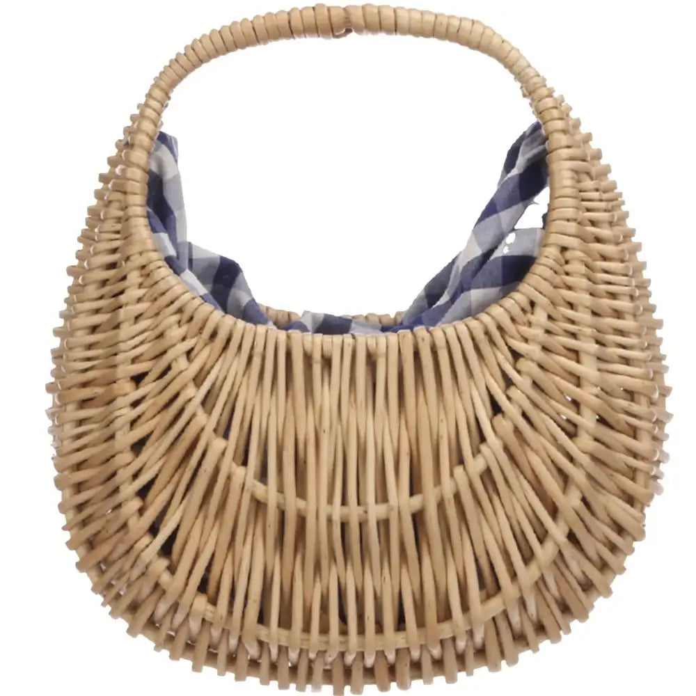 Bolso Cappelli Maisel de mimbre tipo satchel para mujer