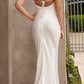 Ladivine BD7044 Long Fitted Satin Slip Gown