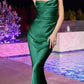 Ladivine BD7044 Long Fitted Satin Slip Gown