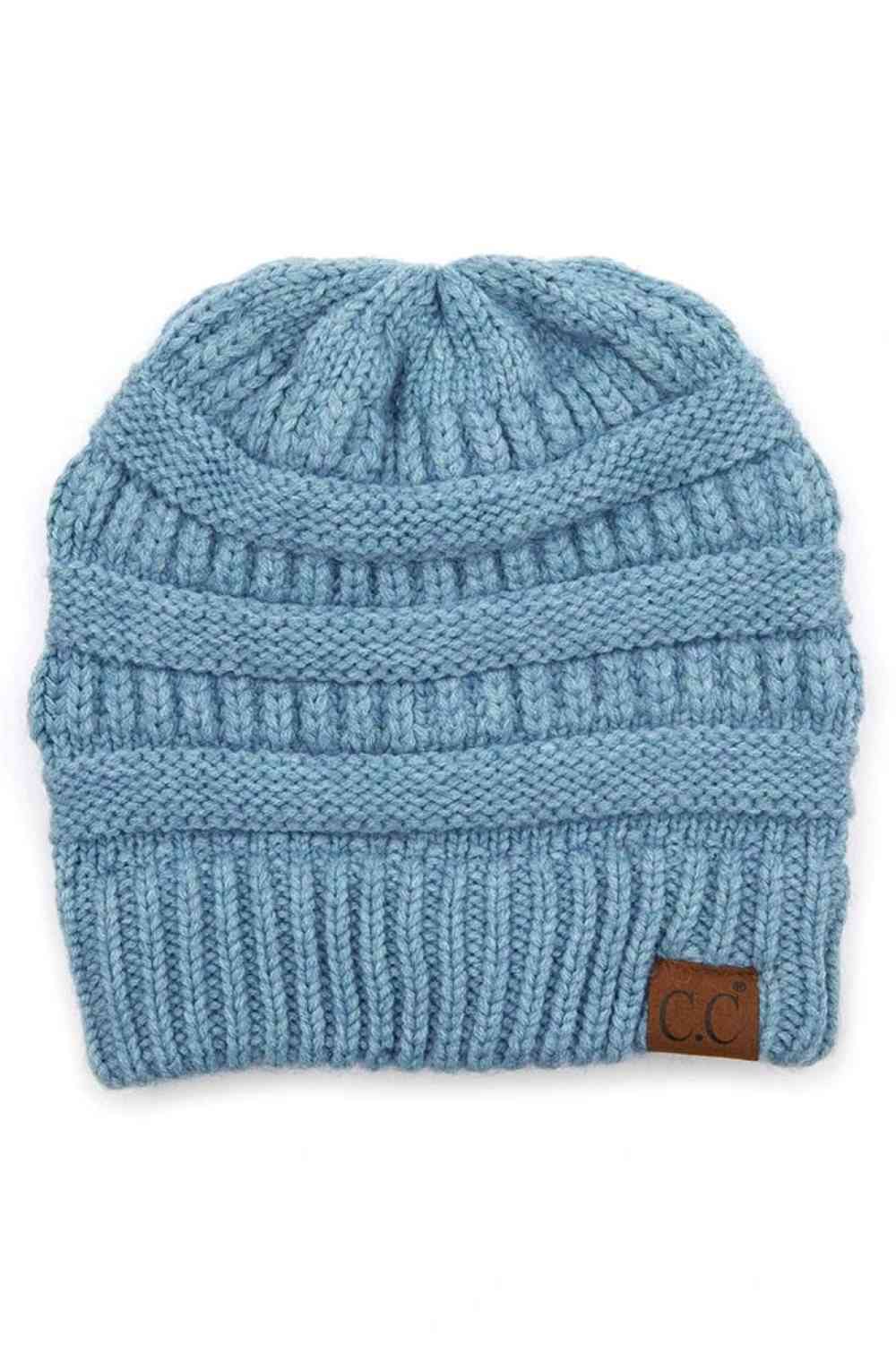 C.C Soft Yarn Knit Beanie Hat