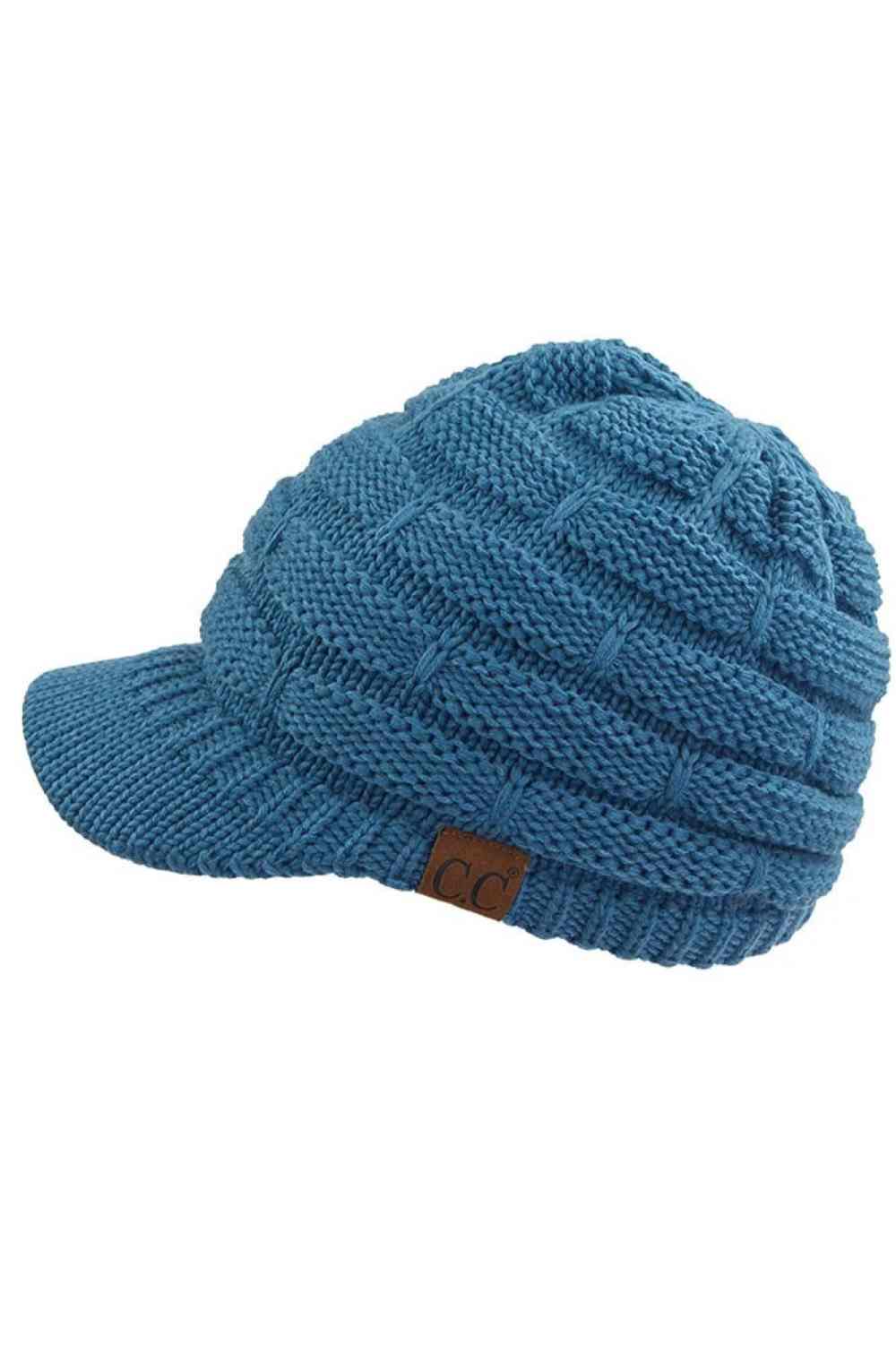 C.C Versatile Ribbed Knit Brim Beanie