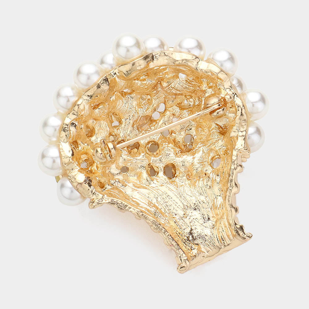 Pearl Bouquet Pin Brooch