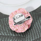 Enamel Flower Number Five Pointed Tweed Flower Pin Brooch Hair Clip