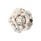 Enamel Flower Number Five Pointed Tweed Flower Pin Brooch Hair Clip