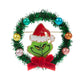 Holiday Grinch Wreath Pin Brooch