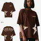 G West Womens Oversized Chicago Arch Logo Tee
