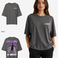 G West Womens Oversized World Wide Star Tee