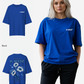 G West Womens Oversized Blue Garden Tee