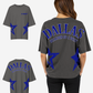 G West Womens Oversized Dallas Logo Tee