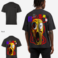 G West Mens Oversized Yellow Face Life Style Tee