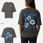 G West Womens Oversized Blue Garden Tee