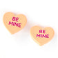 Be Mine Message Heart Stud Earrings