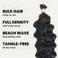 Cabello para trenzas 100 % humano Beach Wave a granel