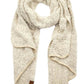 C.C Bias Cut Scarf With Whipstitched Edging