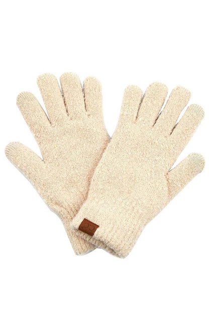 C.C Solid Boucle Gloves