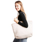 Herringbone Tote Bag
