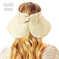 Out Of Office Message Roll Up Foldable Visor Sun Hat