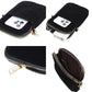 Solid Faux Suede Crossbody Bag