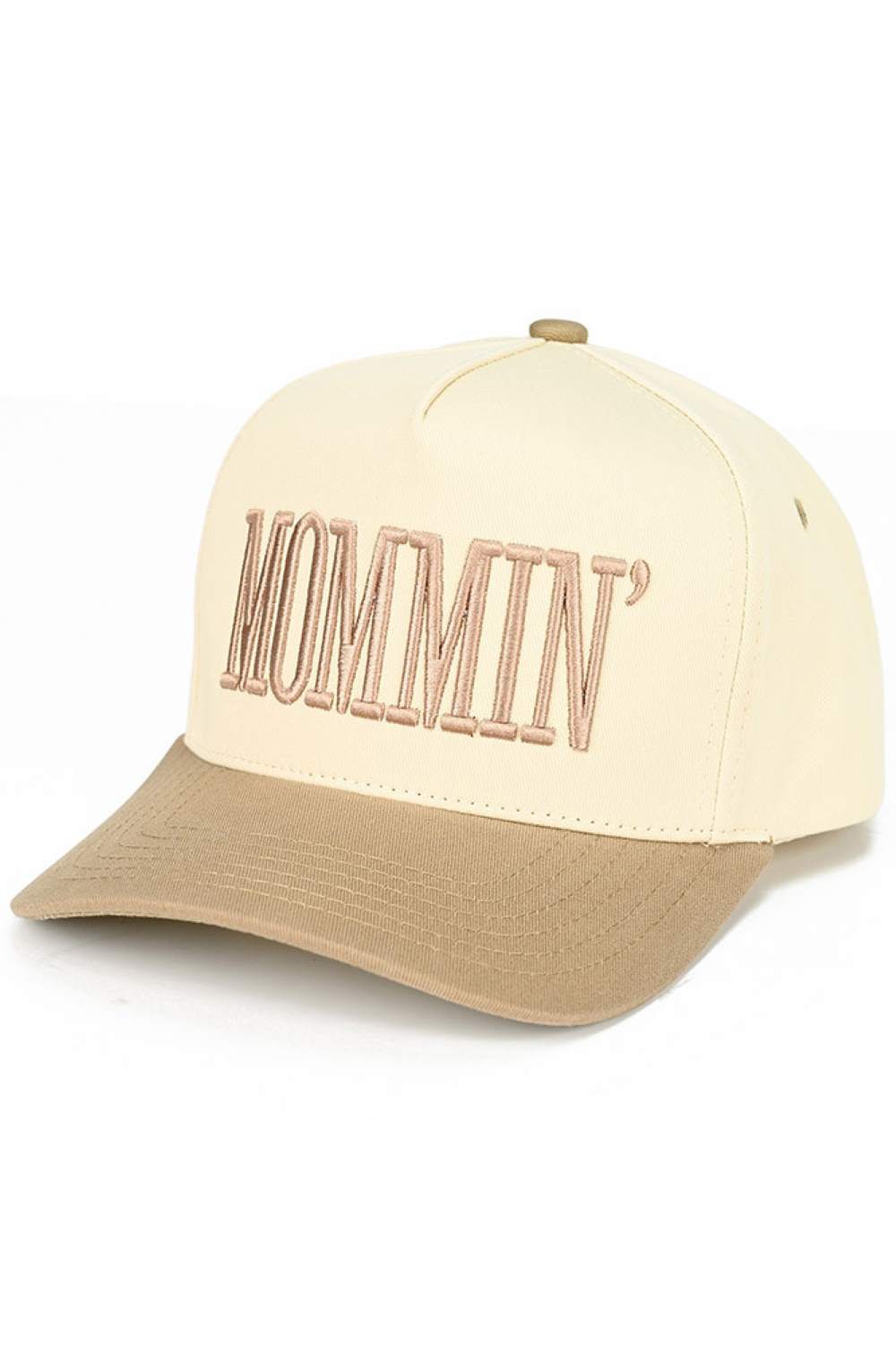 C.C MOMMIN Letter Two Tone Trucker Cap