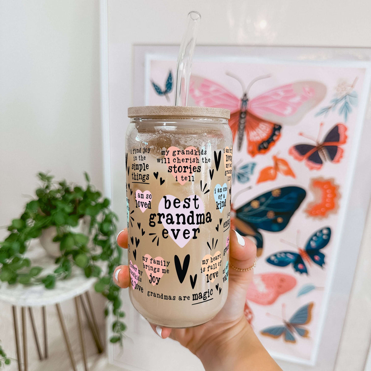 Best Grandma, Gigi, Or Nana Ever Glass Cups