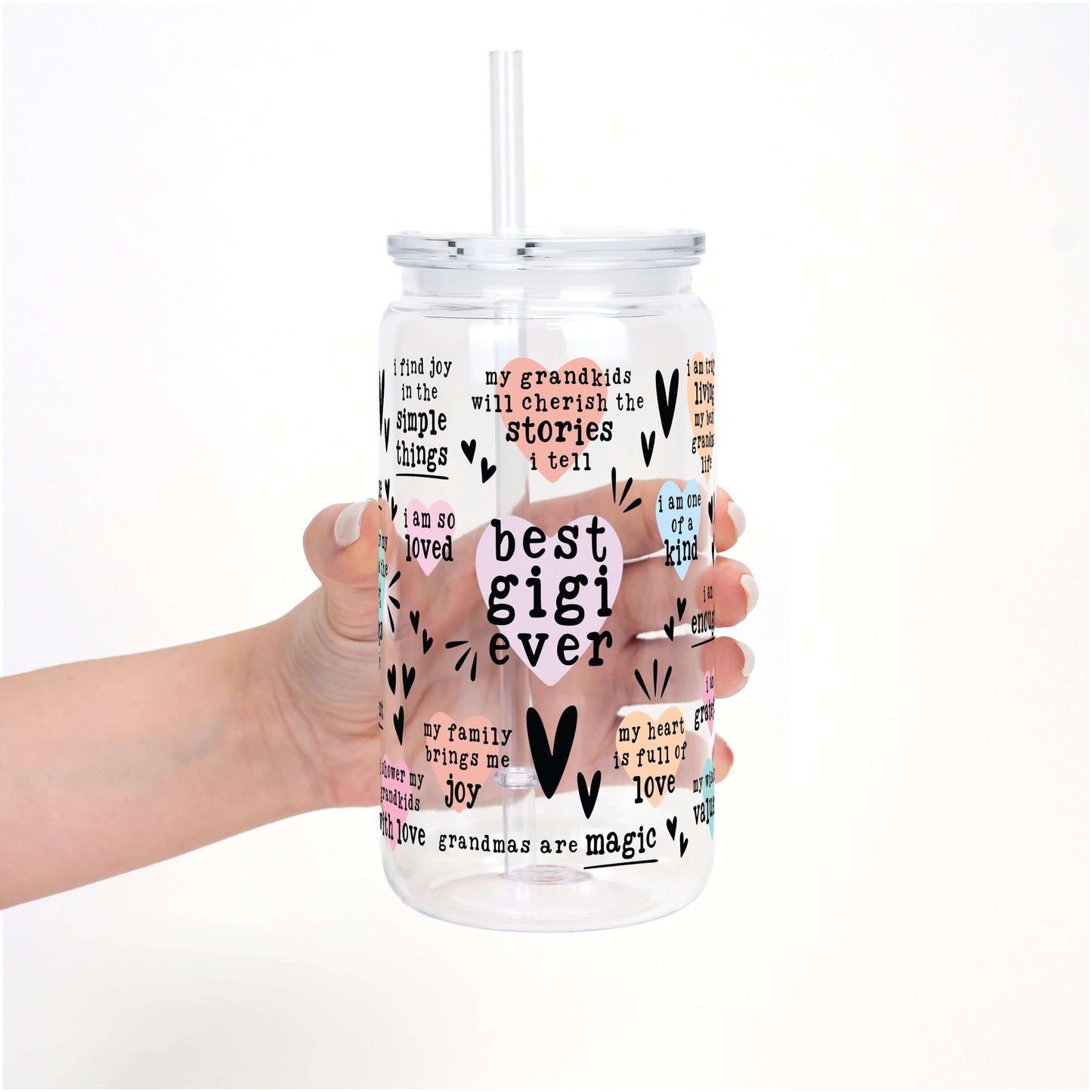 Best Grandma, Gigi, Or Nana Ever Glass Cups