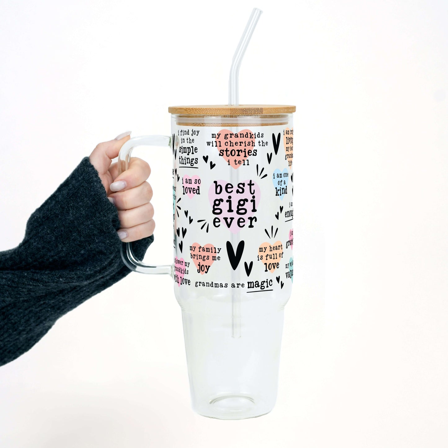 Best Grandma, Gigi, Or Nana Ever Glass Cups