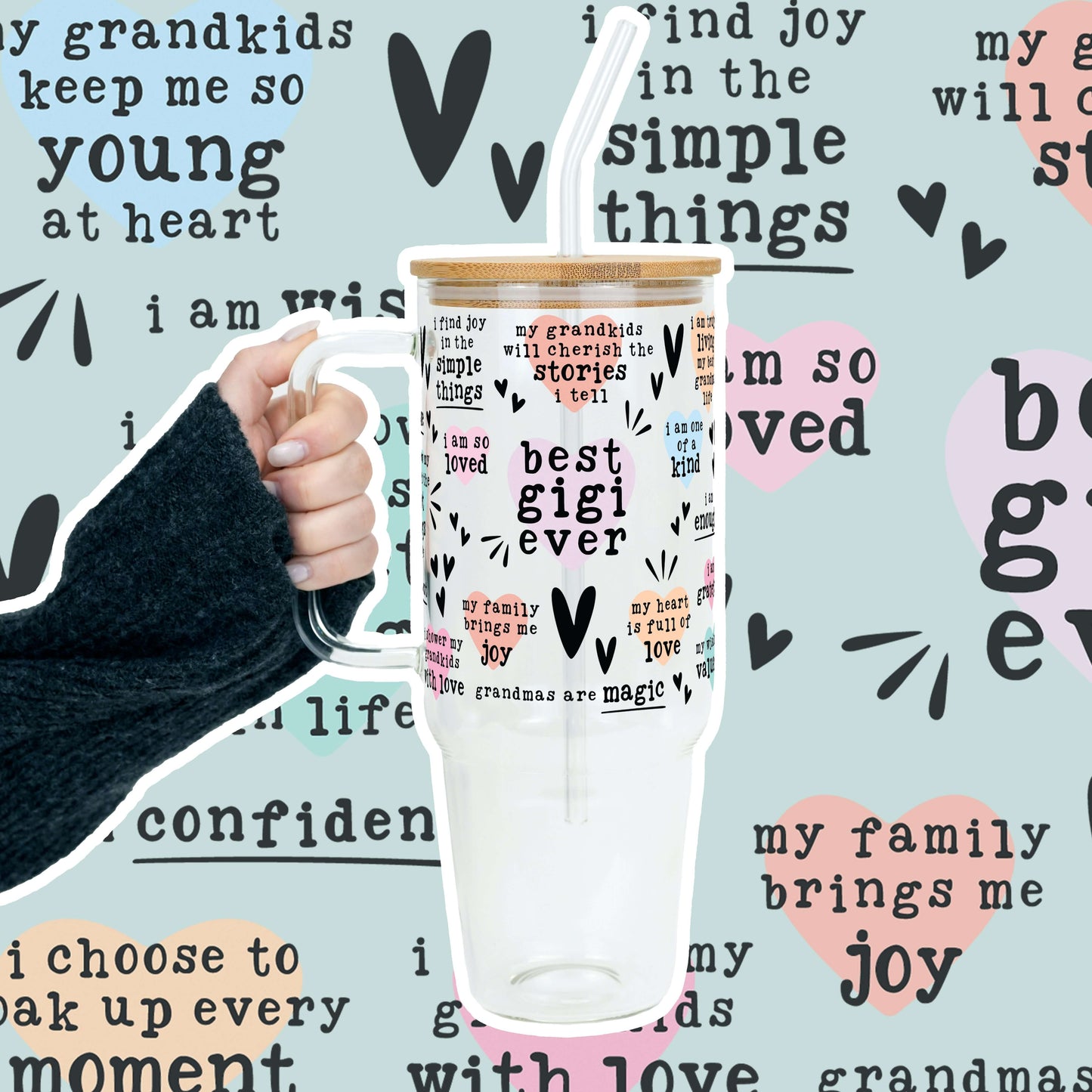 Best Grandma, Gigi, Or Nana Ever Glass Cups