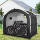Carpa cobertizo para bicicletas con tejido Oxford 210D impermeable PU4000MM para 5 bicicletas