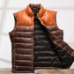 Men's Leather Moncler Puffer Vest, True Religion