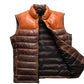 Men's Leather Moncler Puffer Vest, True Religion