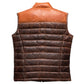 Men's Leather Moncler Puffer Vest, True Religion