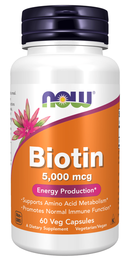 Biotina 5.000 mcg Cápsulas Vegetales