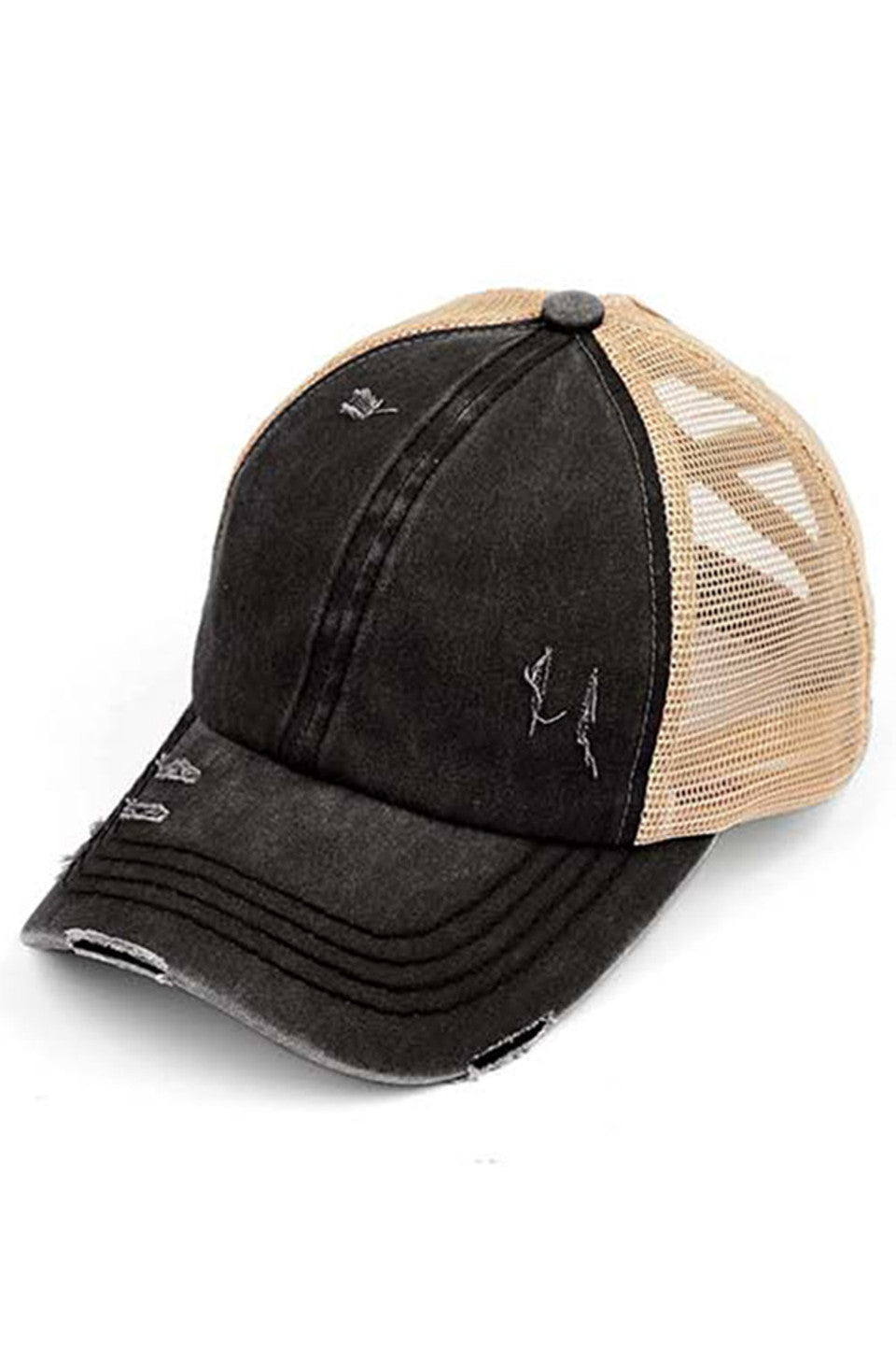 C.C Women's Baseball Ponytail Cap