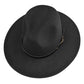 Belt Band Pointed Fedora Hat