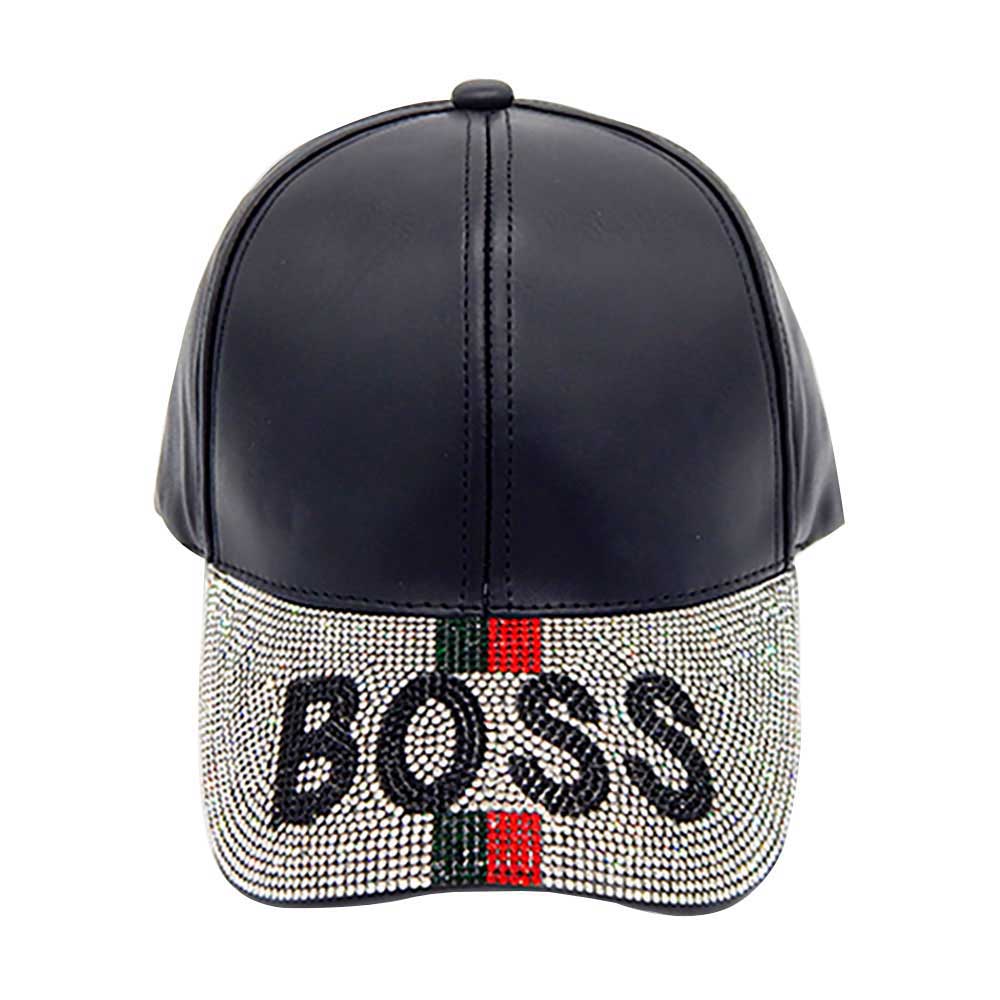 Bling Boss Message Baseball Cap