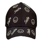 Bling Smile Message Smile Face Patterned Baseball Cap