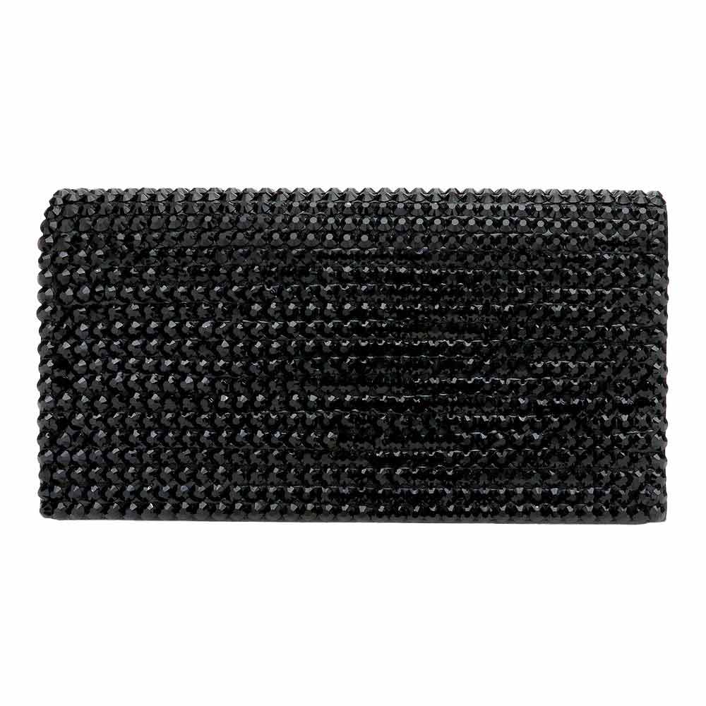 Bling Studded Evening Clutch Crossbody Bag