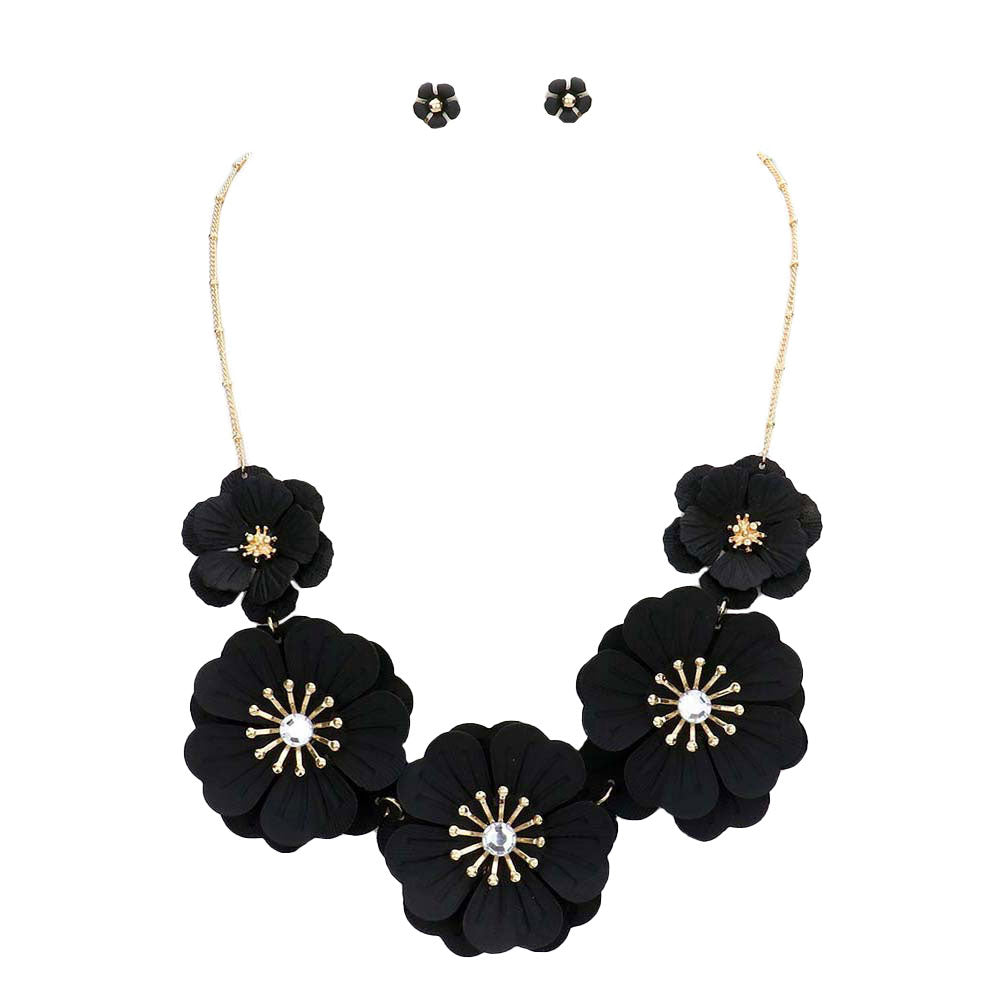 Bloom Flower Link Necklace