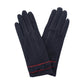 Bow Pointed Faux Suede Smart Touch Gloves