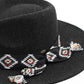C.C Aztec Trim Band Vegan Felt Panama Hat